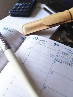 planning de la journée